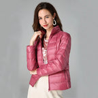Women Puffer Jacket Plus Size 2025 New Spring Autumn Female Ultra Lightweight Packable Hooded Down Coats