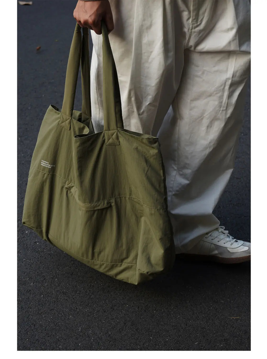 Tote Bag 2024 New Fashion Simple Office Lady Nylon Splashproof Shoulder Bag Handbag All-match