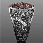 Ancient Greek Goddess Ring - Fashion Versatile Open Band, High-End Heavy Craft Couple Jewelry, Stylish Statement Accessory