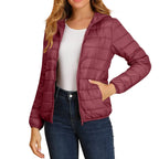 Women Puffer Jacket Plus Size 2025 New Spring Autumn Female Ultra Lightweight Packable Hooded Down Coats