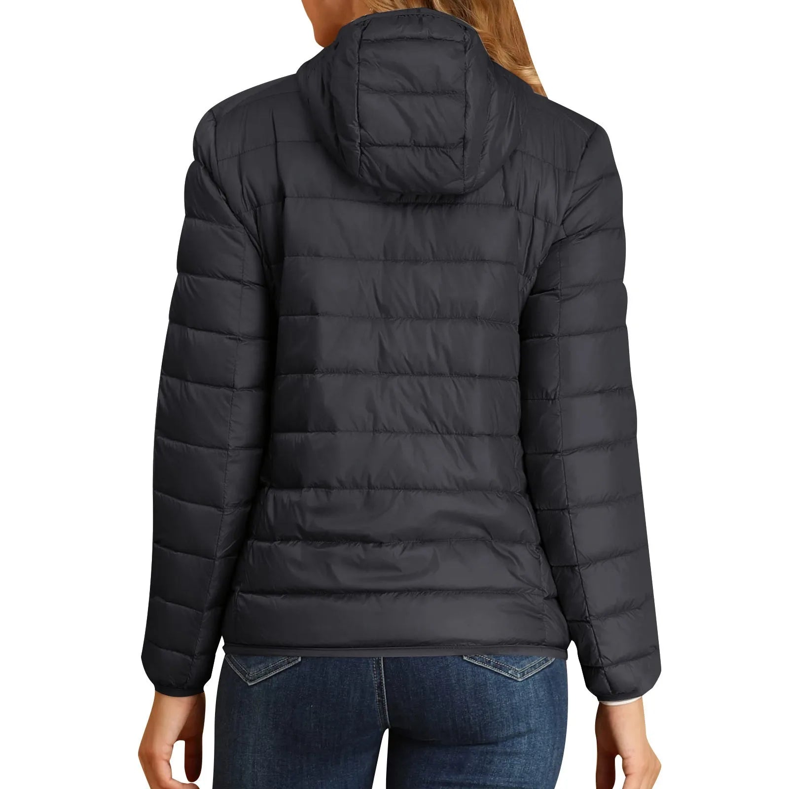 Women Puffer Jacket Plus Size 2025 New Spring Autumn Female Ultra Lightweight Packable Hooded Down Coats