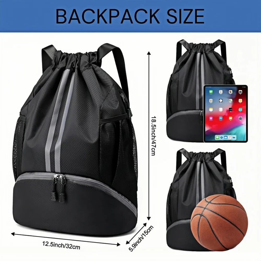 Men's Backpacks drawstring bag Women's School Backpack Female Travel Bag College Teenage Youth Backpacks Sports Storage Backpack