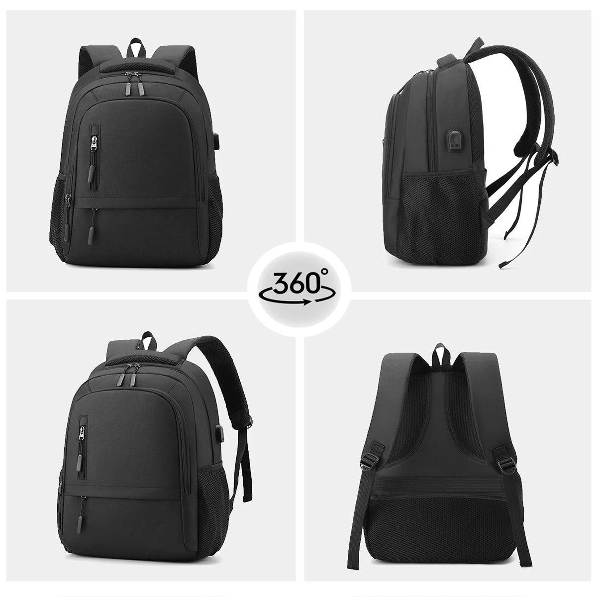 Backpack for Men, Large Capacity Business Travel Bag, Computer Bag, School Bag for High School Students and College Students, Casual Bag