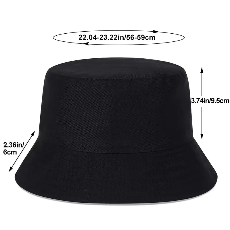 los angeles bucket hat Letter Embroidered Hip Hop panama Hats for Men Cotton Fisherman Hat Casquette Women outdoor sun hats