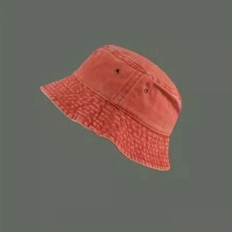 Bucket Hat Retro Washed Denim Fisherman Hat Fashionable And Versatile Sun Hat Sun Protection Fishing Hat Outdoor Hiking Hat