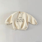 Long Sleeve Sweatshirts Spring/Fall Simple Casual Hoodies For Boys And Girls Lovely Round Neck Pullovers Baby Trendy Clothes