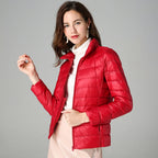 Women Puffer Jacket Plus Size 2025 New Spring Autumn Female Ultra Lightweight Packable Hooded Down Coats
