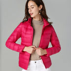 Women Puffer Jacket Plus Size 2025 New Spring Autumn Female Ultra Lightweight Packable Hooded Down Coats