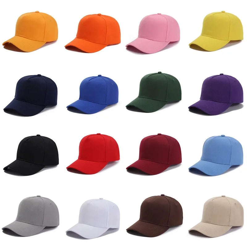 Blank Baseball Caps For Men Women Hat Simple Hip Hop Bone Trucker Hats Outdoor Leisure Snapback Cap gorras