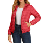 Women Puffer Jacket Plus Size 2025 New Spring Autumn Female Ultra Lightweight Packable Hooded Down Coats