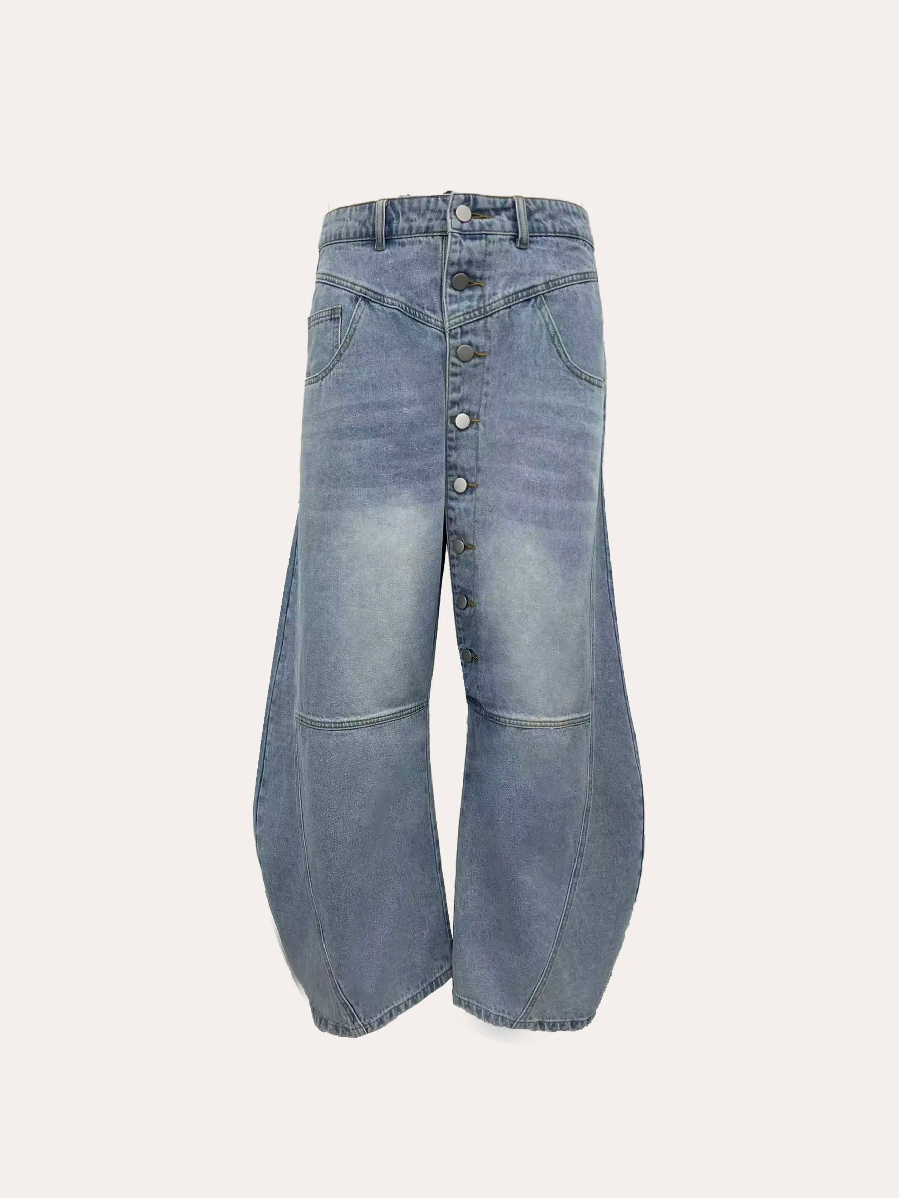 Jeans For Man Baggy Jeans Man Pants Relaxed Fit Denim Trousers Spring Summer Season Blue Classic Men Clothing No Elastic