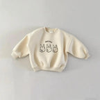 Long Sleeve Sweatshirts Spring/Fall Simple Casual Hoodies For Boys And Girls Lovely Round Neck Pullovers Baby Trendy Clothes