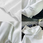 Hoodies 2024 New Men Harajuku Hooded Sweatshirts Casual All-match Pullover Streetwear Sweater Fashion Clothing Sweatshirt Hoodie
