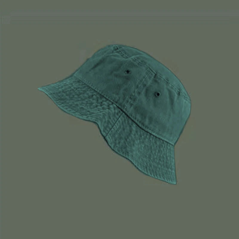 Bucket Hat Retro Washed Denim Fisherman Hat Fashionable And Versatile Sun Hat Sun Protection Fishing Hat Outdoor Hiking Hat