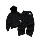 2026 Trendy High Street Retro Casual Streetwear Men's Sports Suit Y2K Harajuku Embroidered Hoodie men Hip-hop Loose Sweatpants