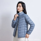 Women Puffer Jacket Plus Size 2025 New Spring Autumn Female Ultra Lightweight Packable Hooded Down Coats