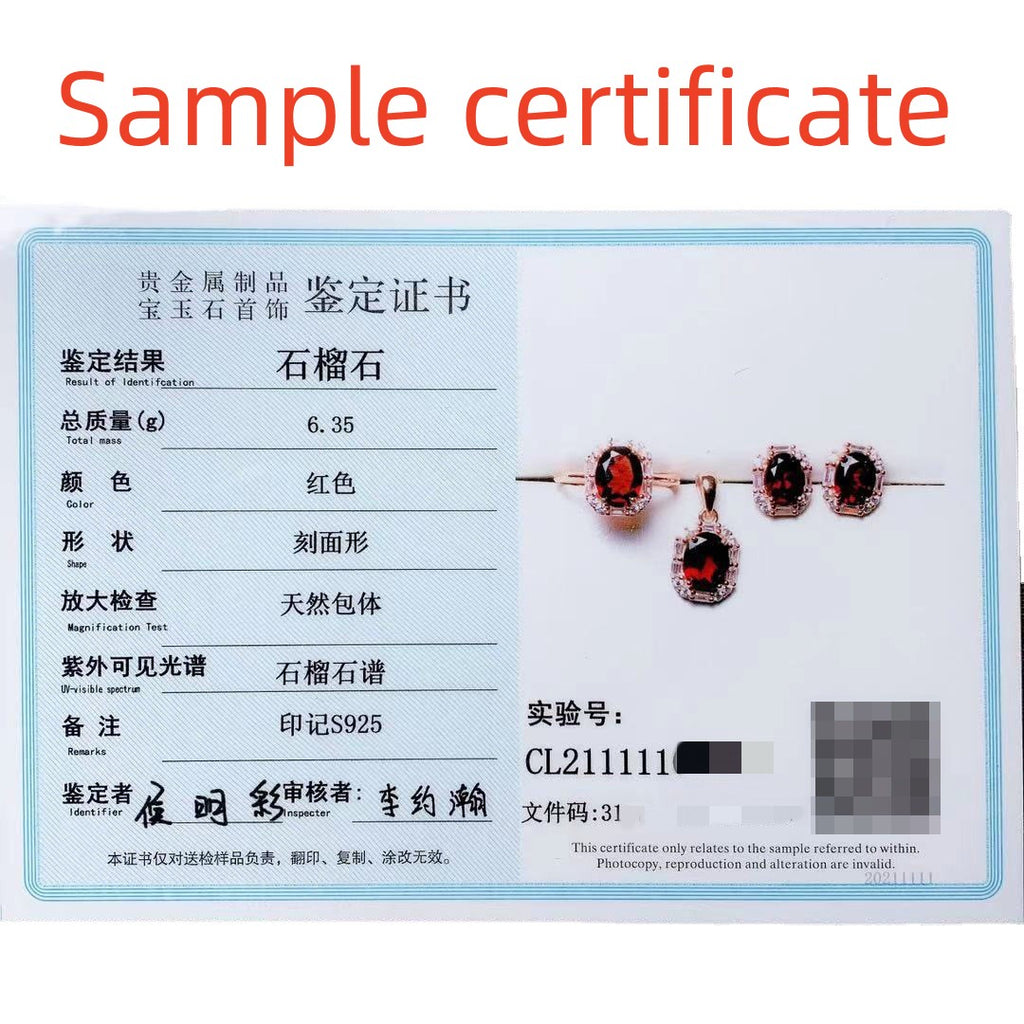 100% Real Ruby Ring Daily Wear 6mm*8mm Natural Ruby Ring 925 Silver Ruby Ruby Engagement Ring