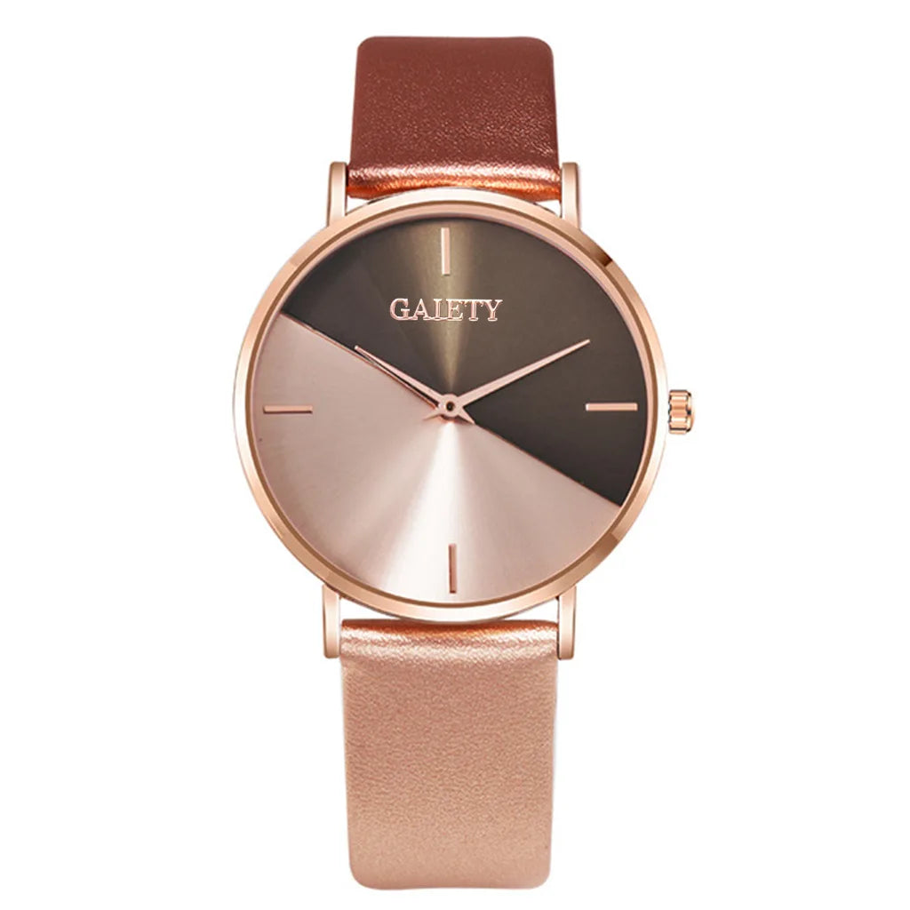 Fashion Ladies Watch for Women Quartz Watches Double Color Women's Hand Watches Elegant Women's Wrist Lovers Watch 2023 Bracelet