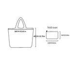 Tote Bag Large Capacity Tote Bag Can Be Reused Portable Eco-Friendly Lightweight Shopping Bag with Printed Pattern Outdoor Foldable Handbag for Camping and Travel