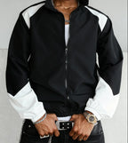 Men's color-blocked jacket, lightweight, casual, travel, windproof and wear-resistant, high-quality fabric, boyfriend gift