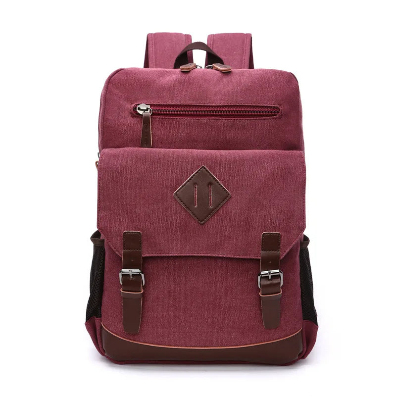 Men's Backpack Vintage Canvas Backpack Men's Travel Bags Large Capacity Backpack Laptop Backpack Bag High Qualit School Bag NEW