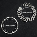 Hip-hop Punk Quartz Watch Stylish Full Diamonds Watch 2 Styles to Choose Bundled Size Adjuster Men Women Party Jewelry Gift Box