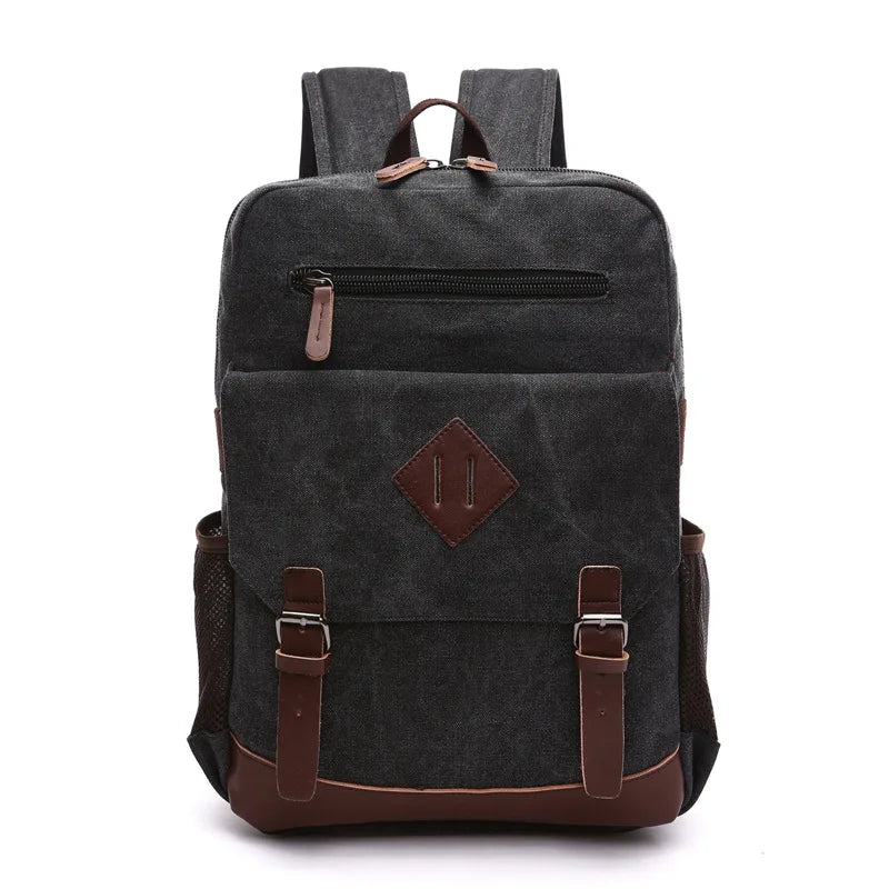 Men's Backpack Vintage Canvas Backpack Men's Travel Bags Large Capacity Backpack Laptop Backpack Bag High Qualit School Bag NEW