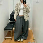 Vintage Sweatpants Women Clothes Street Hip Hop Fashion Wide Leg Pants Women Casual Loose Joggers Women Trousers
