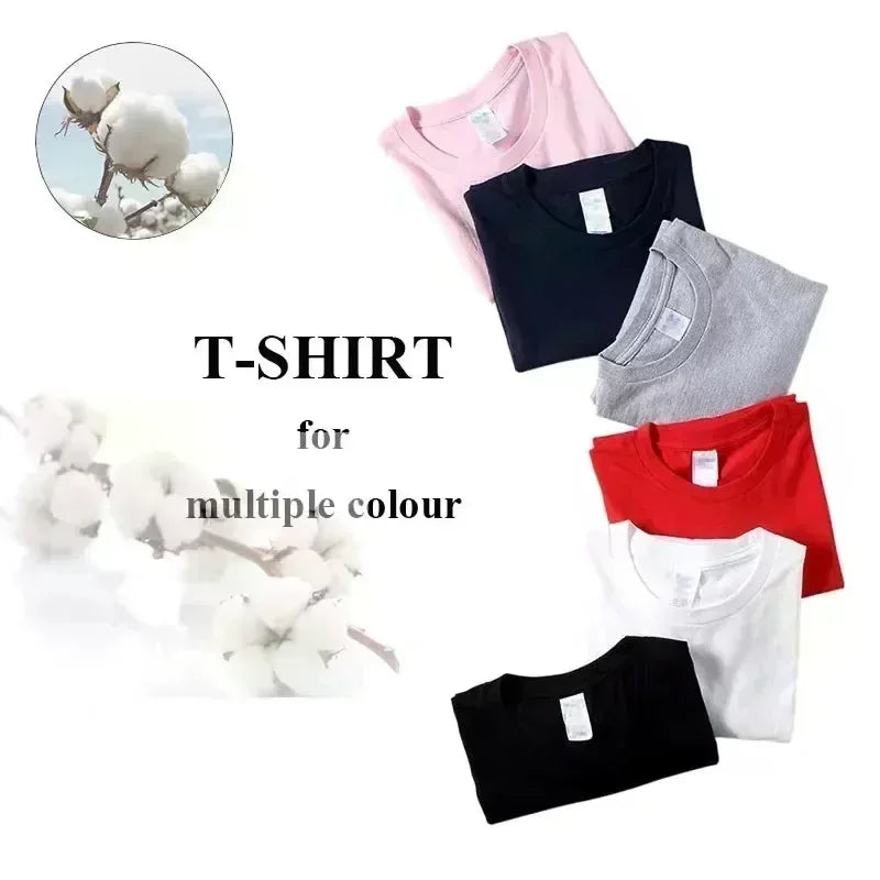 A Thin Short-sleeved T-shirt with Cute Cartoon Totoro Prints for Both Men and Women in Spring and Summer As The Base