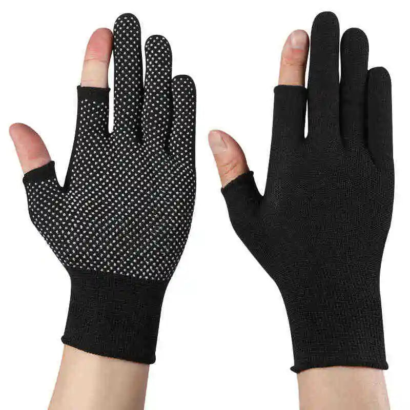 1/50pairs Nylon Gloves with Touch Screen Adhesive Anti Slip and Wear-resistant Labor Protection Men's and Women's Work Gloves