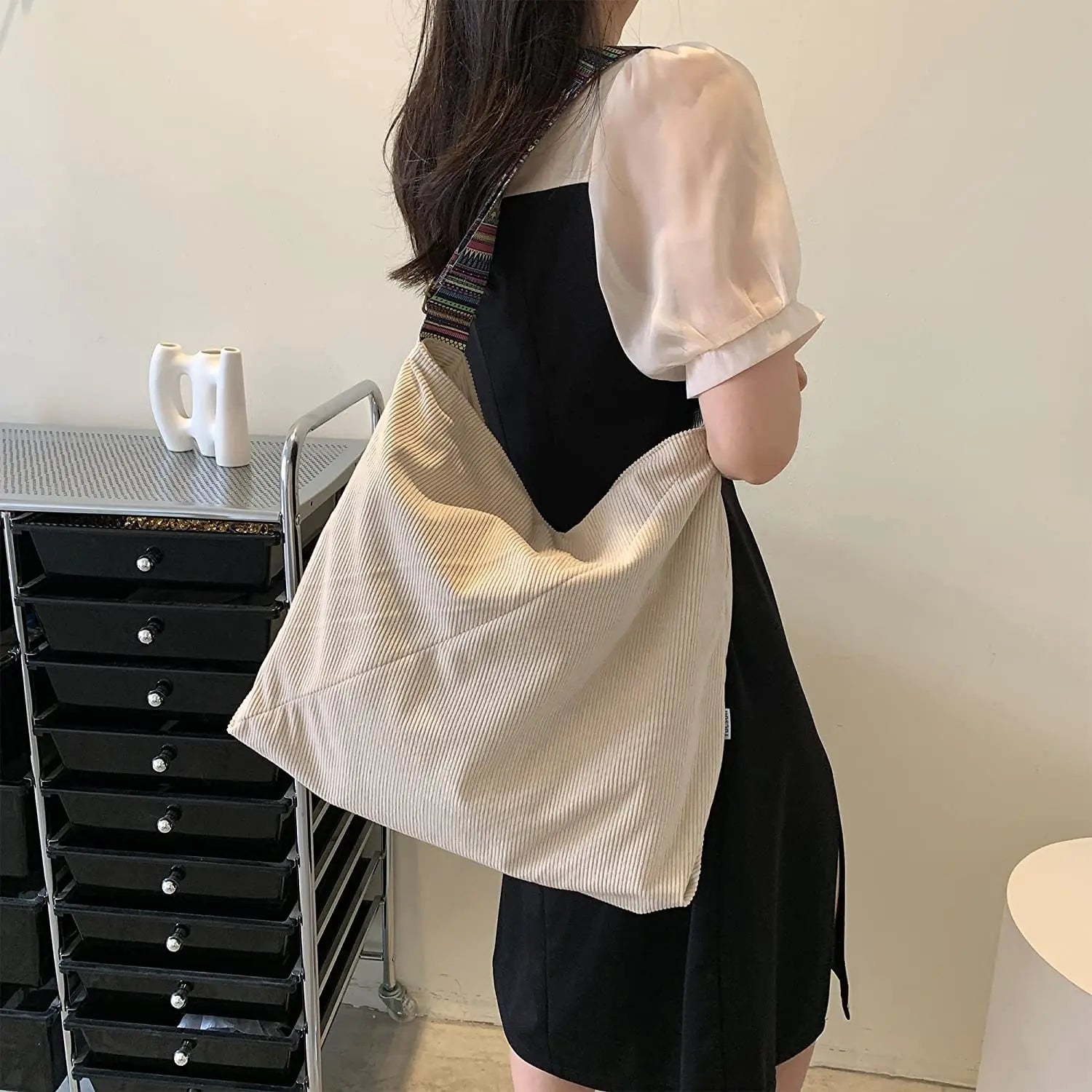 Tote Bag Women Large Crossbody Bag Stylish Handbag for Women Corduroy Bag shoulder Bag Casual Handbag