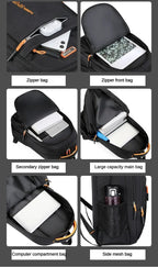Men's Backpacks Oxford Waterproof Rucksack Business Computer Bag Casual Travel Backpack Senior High School Student Schoolbag sac