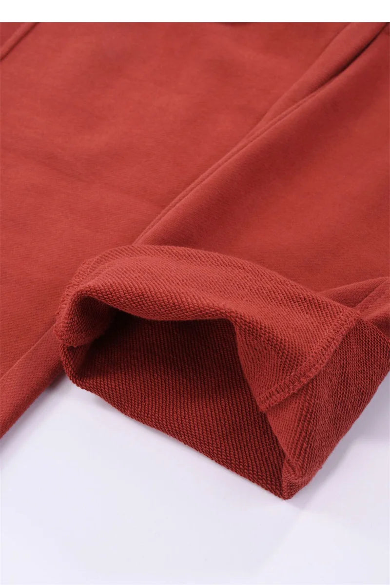 Streetwear Women Cotton Straight Pants High Waist Drawstring Sweatpants Loose Casual Trousers Female Autumn Winter Sport Pants