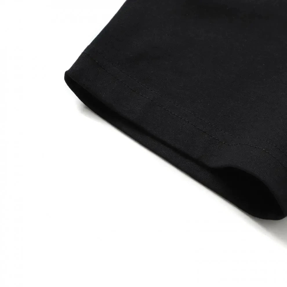 Streetwear Rules The World Graphic Oversized T Shirt Men Bold Typology Short Sleeve Crew Neck Casual Top  Street Style