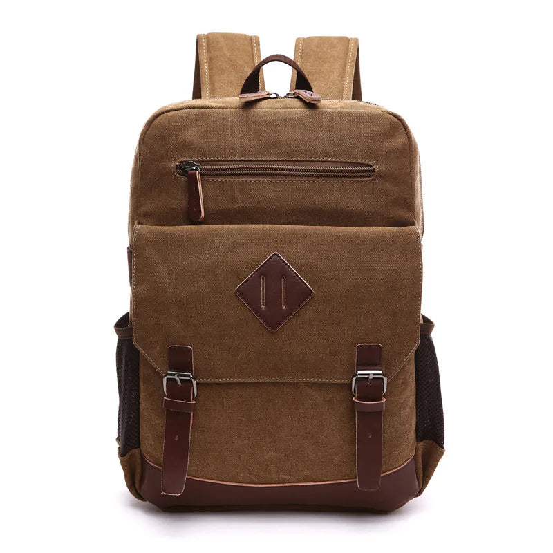 Men's Backpack Vintage Canvas Backpack Men's Travel Bags Large Capacity Backpack Laptop Backpack Bag High Qualit School Bag NEW
