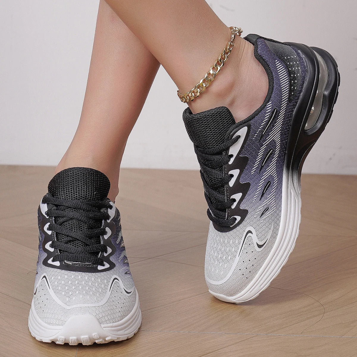 Sneaker Women Walking Shoes Womens Fashion Air Cushion Mesh   Breathable Tennis Sport Shoes