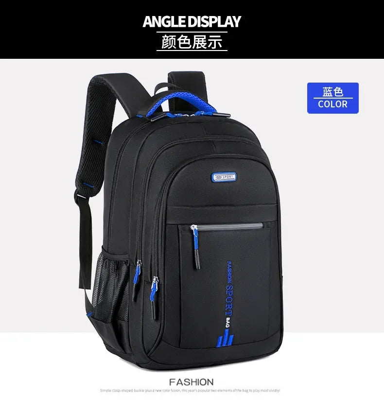 Men's Backpacks Oxford Waterproof Rucksack Business Computer Bag Casual Travel Backpack Senior High School Student Schoolbag sac