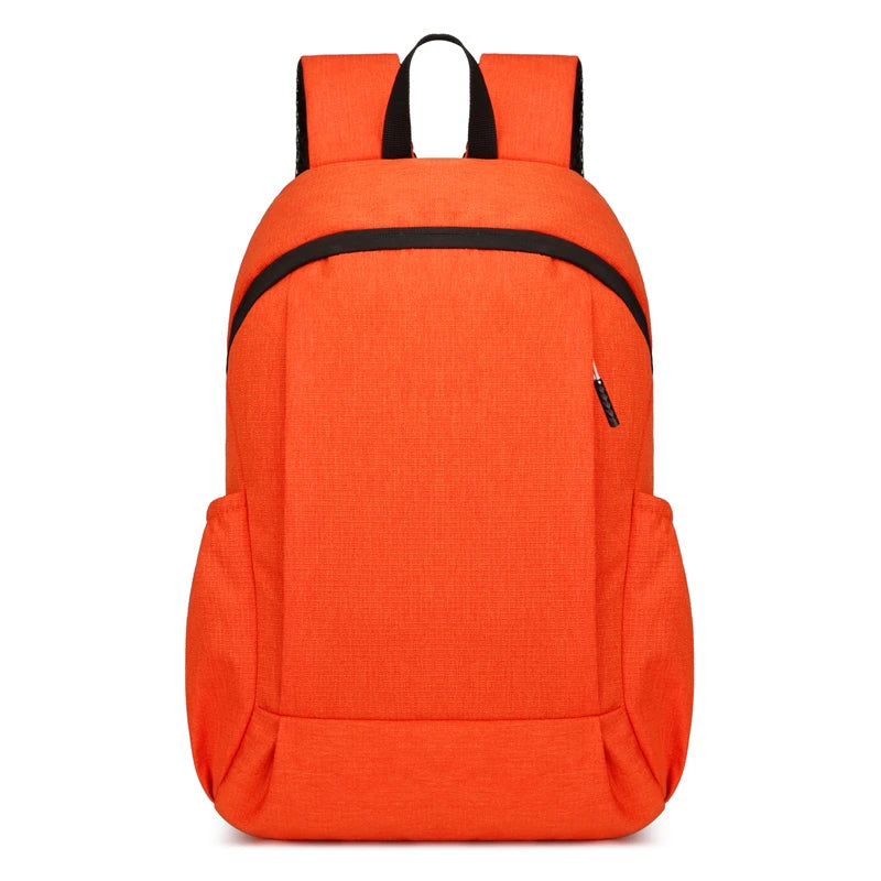Lightweight solid-color backpacks, outdoor sports backpacks, casual travel bags, student schoolbags