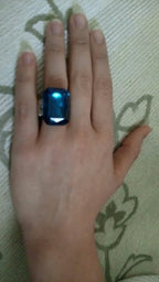 Personality Elegant Big Ring for Women 7 Colors Big Resin Stone Fashion Elastic Stretch Finger Rings Jewelry Christmaswholesale