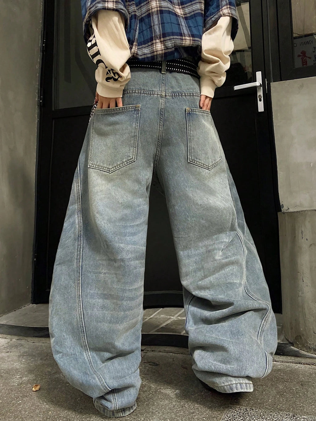 Jeans For Man Baggy Jeans Man Pants Relaxed Fit Denim Trousers Spring Summer Season Blue Classic Men Clothing No Elastic
