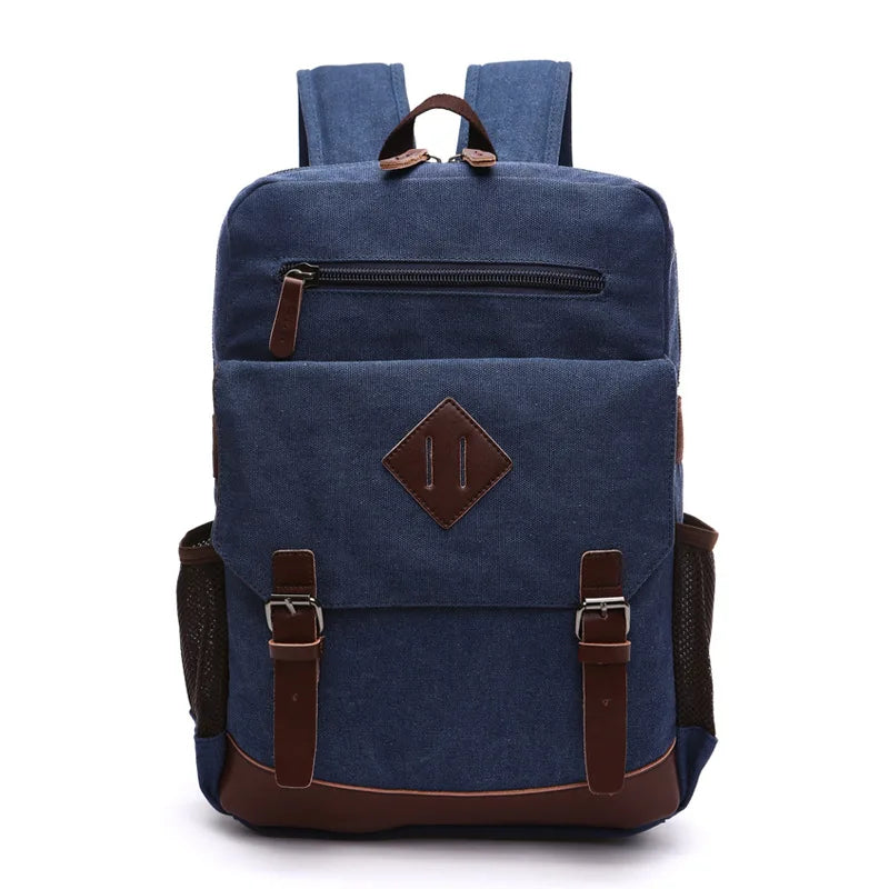Men's Backpack Vintage Canvas Backpack Men's Travel Bags Large Capacity Backpack Laptop Backpack Bag High Qualit School Bag NEW