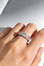 Geometric  Ring Simple Band Versatile Minimalist Hand Fashion Jewelry High-End Fashion for Women Daily Outfit Party Gift