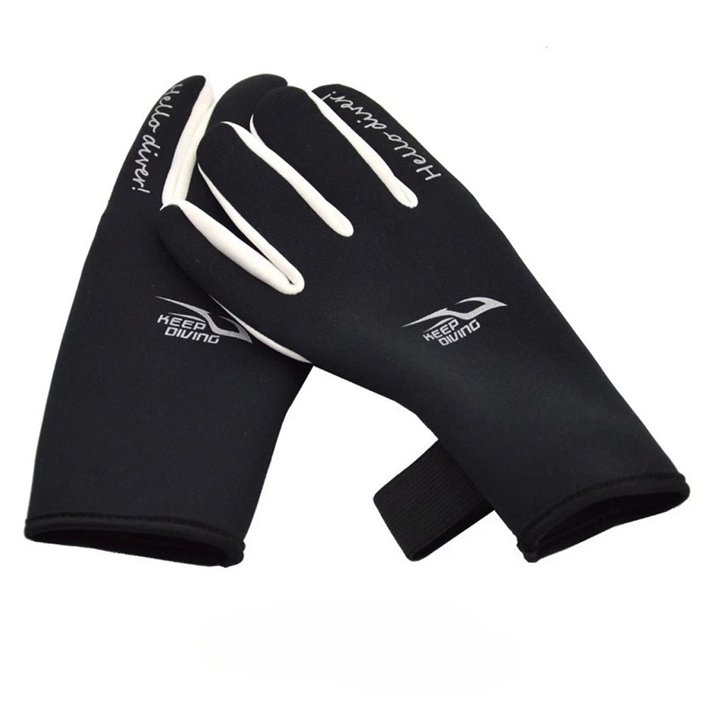 1Pair 2mm Neoprene Diving Gloves Keep Warm for Snorkeling Paddling Surfing Kayaking Canoeing Spearfishing Skiing Water Sports