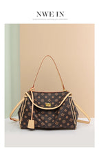 Ladies' tote bag, European and American retro handbag, printed underarm bag, fashionable commuting crossbody bag