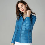 Women Puffer Jacket Plus Size 2025 New Spring Autumn Female Ultra Lightweight Packable Hooded Down Coats