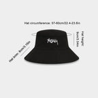 Reversible Hat Big Head Size Autumn Bucket Hat Men Korean Casual Street Panama Hat Hiphop Golf Fisherman Hat Caps for Women
