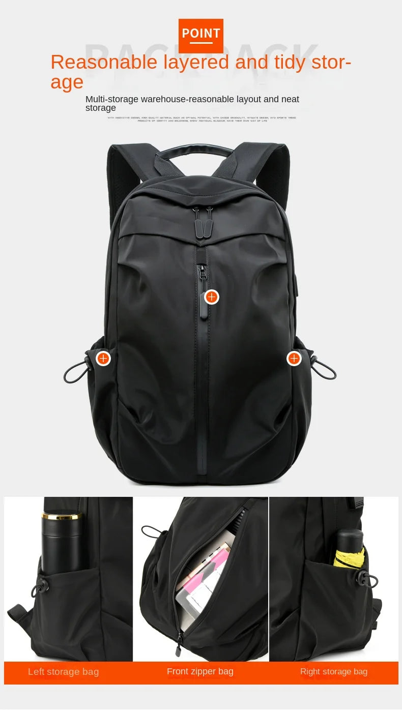 Backpack Men's Business Backpacks Outdoor Oxford Cloth Computer Bag Leisure Student Travel Bag Schoolbag mochila  мужской рюкзак