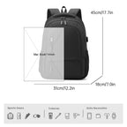Backpack for Men, Large Capacity Business Travel Bag, Computer Bag, School Bag for High School Students and College Students, Casual Bag