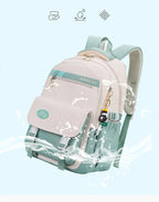Backpack Children School Bag Back Pack For Boy Girl Kid Child Teenager Class Schoolbag Primary High Bookbag Female Women Teens