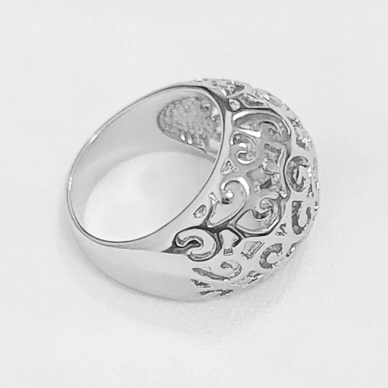 1 men's ring, size 9, retro skeletonized, fashionable, gold, silver, stainless steel, elegant, for daily gatherings and women